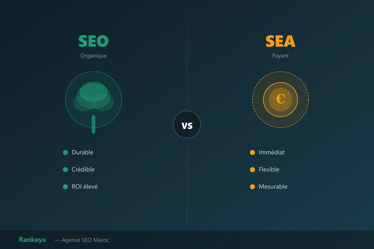 SEO vs SEA : différences et complémentarités